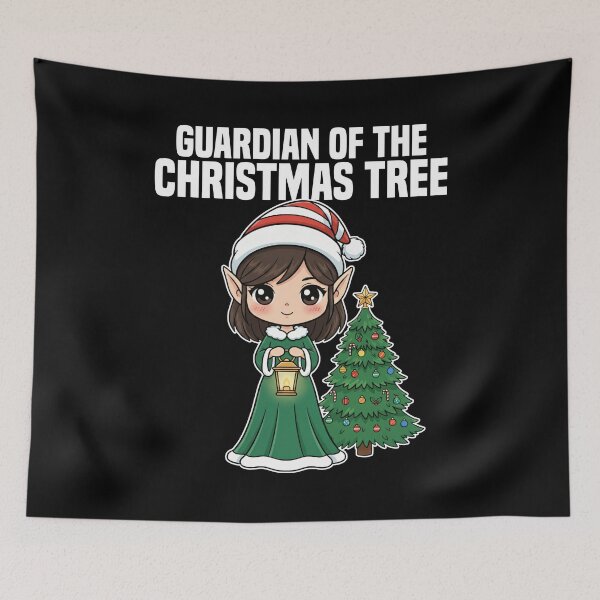 Item preview, GUARDIAN OF THE CHRISTMAS TREE - CHRISTMAS ELF designed and sold by KEF Custom.