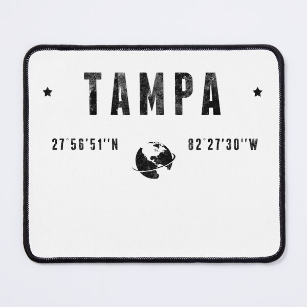 Item preview, Tampa Florida Latitude Longitude Coordinates designed and sold by capricedefille.