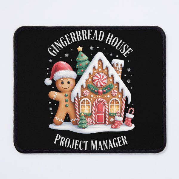 Item preview, Gingerbread House Project Manager Cookie Baking Christmas designed and sold by TyraYoung.