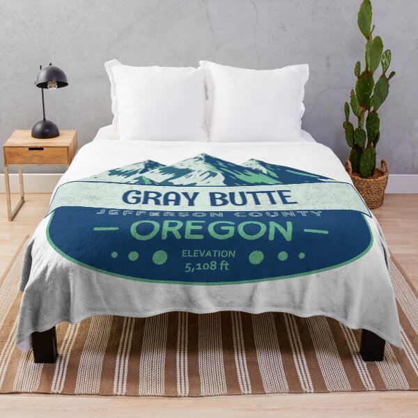 Item preview, Gray Butte, Jefferson County, Oregon, Mountain Design designed and sold by Wanderful-roads.