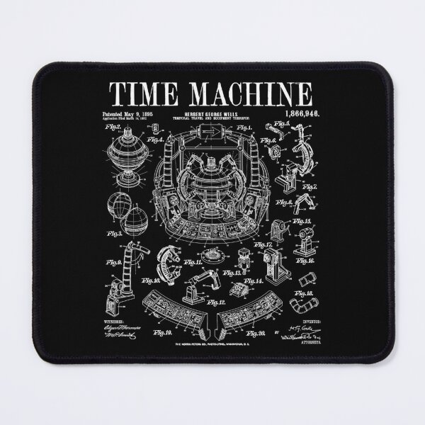 Item preview, Time Machine Vintage Patent Funny Science Fiction HG Wells designed and sold by GrandeDuc.