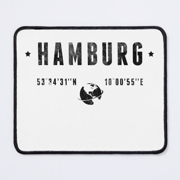 Item preview, Hamburg Germany Latitude Longitude Coordinates designed and sold by capricedefille.