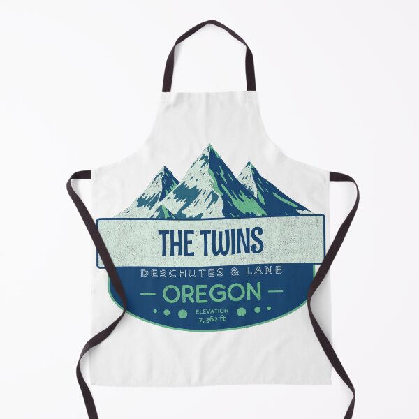 Item preview, The Twins, Deschutes & Lane, Oregon, Mountain Design designed and sold by Wanderful-roads.
