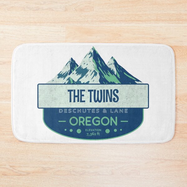 Item preview, The Twins, Deschutes & Lane, Oregon, Mountain Design designed and sold by Wanderful-roads.
