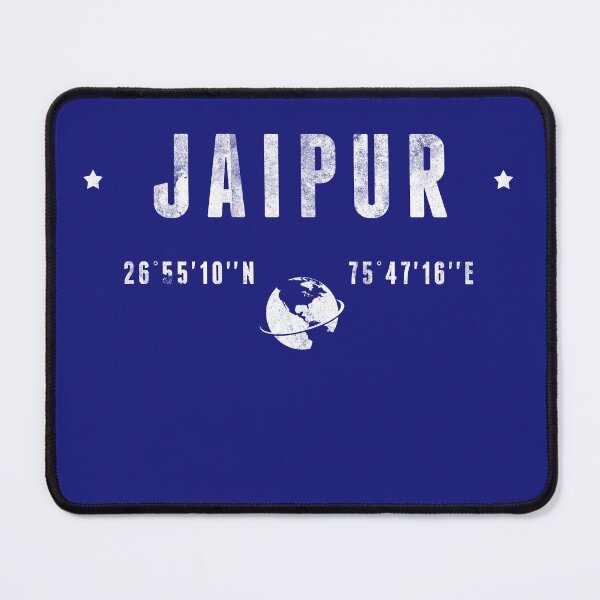Item preview, Jaipur India Latitude Longitude Coordinates designed and sold by capricedefille.