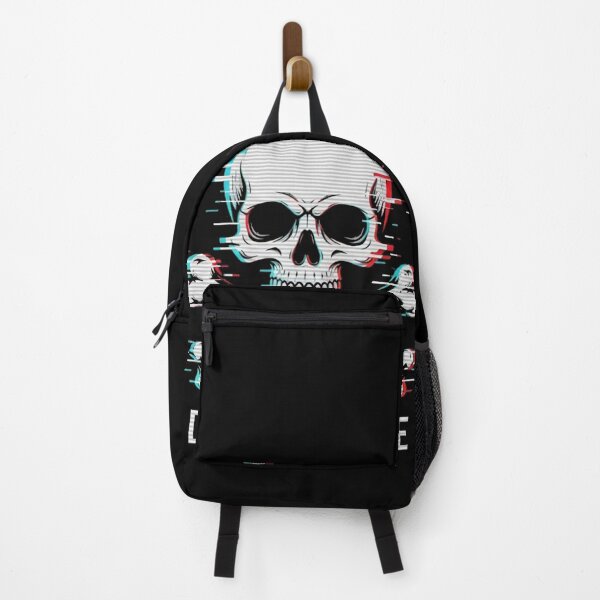 Item preview, 404: DEAD INSIDE – Glitched Skull Cyberpunk Halloween  designed and sold by FelixnRobinus.