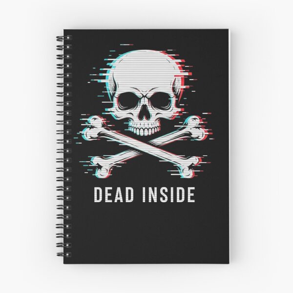 Item preview, 404: DEAD INSIDE – Glitched Skull Cyberpunk Halloween  designed and sold by FelixnRobinus.