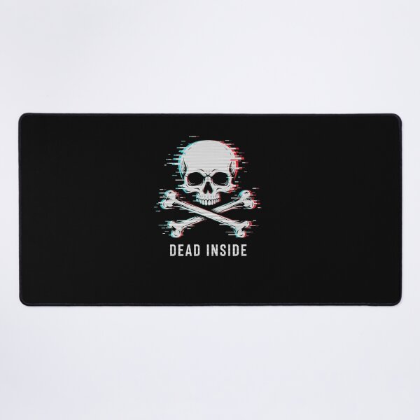 Item preview, 404: DEAD INSIDE – Glitched Skull Cyberpunk Halloween designed and sold by FelixnRobinus.