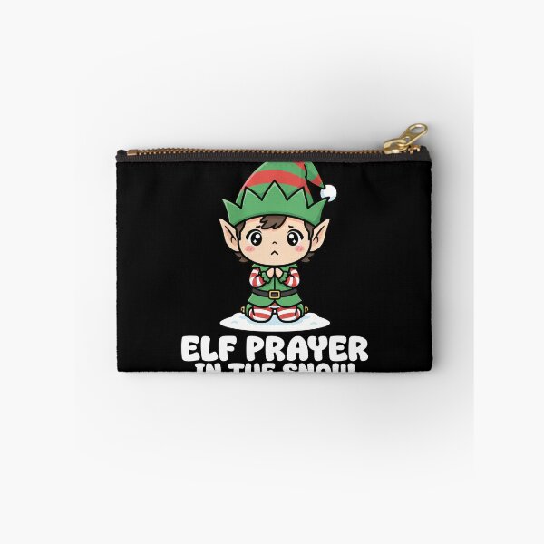 Item preview, ELF PRAYER IN THE SNOW - CHRISTMAS ELF designed and sold by KEF Custom.