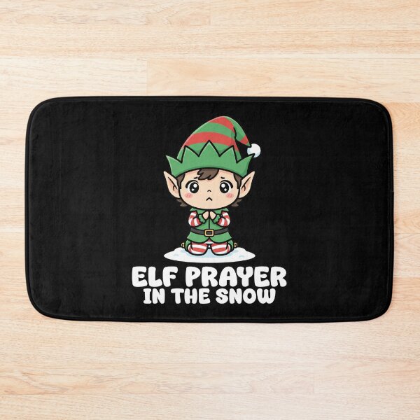 Item preview, ELF PRAYER IN THE SNOW - CHRISTMAS ELF designed and sold by KEF Custom.
