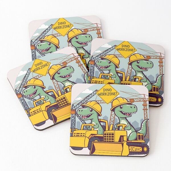 Item preview, Dino Construction Crew designed and sold by CrazyDropShop.