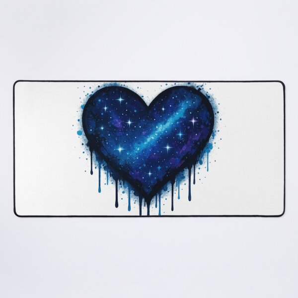 Item preview, Galaxy Heart – Cosmic Love Graffiti Tee designed and sold by PastimeMastery.