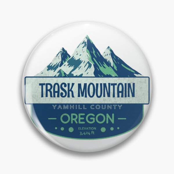 Item preview, Trask Mountain, Yamhill County, Oregon, Mountain Design designed and sold by Wanderful-roads.