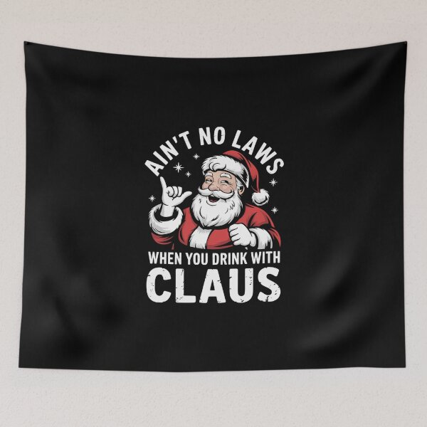 Item preview, Christmas Santa Funny Joke Drinking designed and sold by DeadlockCrew.
