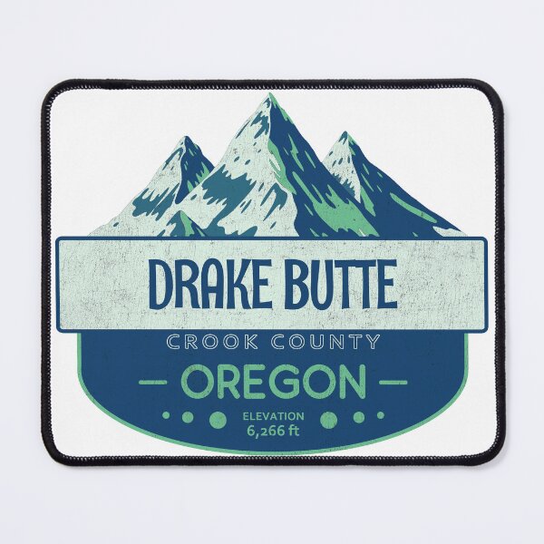 Item preview, Drake Butte, Crook County, Oregon, Mountain Design designed and sold by Wanderful-roads.