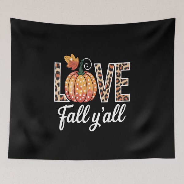 Item preview, Hello Fall Pumpkin Love Fall Y'All Thanksgiving designed and sold by VladoZork.