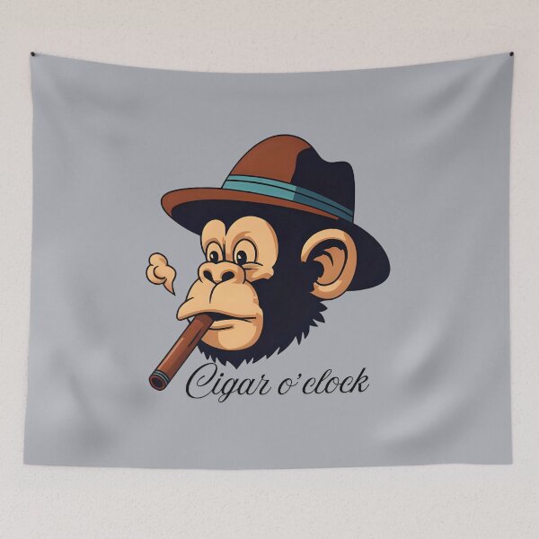 Item preview, Cigar o'clock design for cigar lovers designed and sold by Stay Rare.
