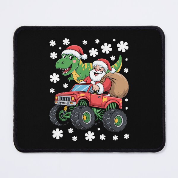 Item preview, Dinosaur Monster Truck Christmas Santa Claus designed and sold by DeadlockCrew.