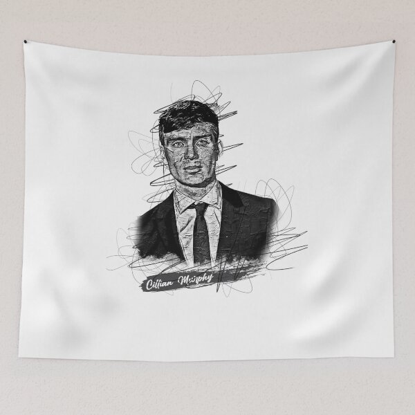 Item preview, Cillian Murphy Abstract Sketch Art, Cillian Murphy, Cillian Murphy Digital Art Classic  designed and sold by JaroslawJasn.