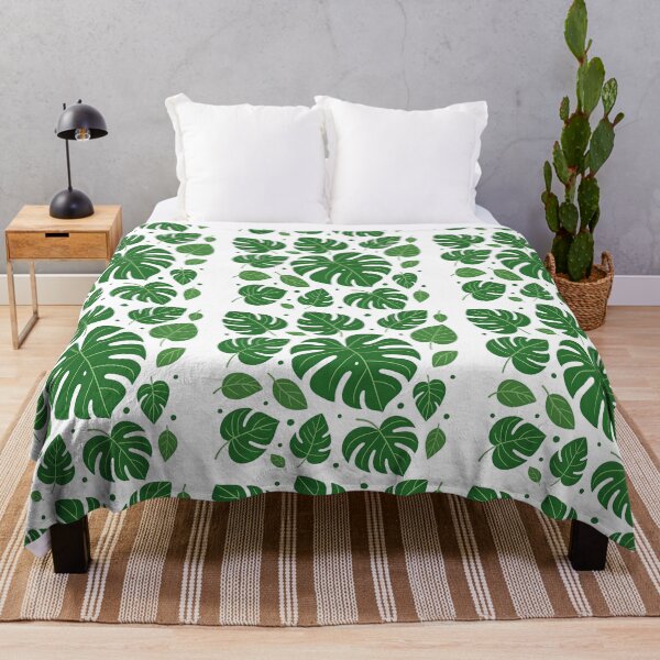 Item preview, Tropical Monstera and Jungle Leaf Pattern Design designed and sold by ArtfulWeave.
