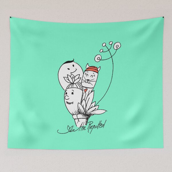 Item preview, Keep Smiling - Funny Potted Characters designed and sold by theRepotted.