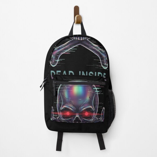 Item preview, DEAD INSIDE – Glitched Skull Cyberpunk Halloween  designed and sold by FelixnRobinus.