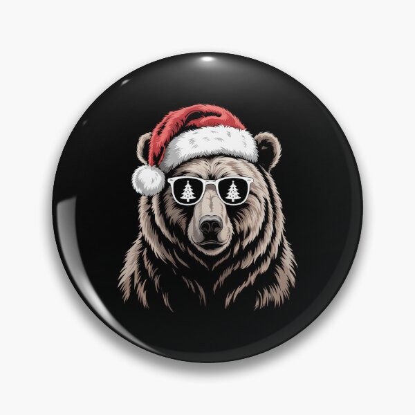 Item preview, Funny Bear Cool Punk Rock Christmas designed and sold by DeadlockCrew.
