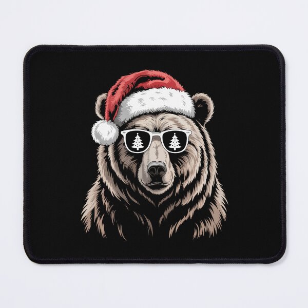 Item preview, Funny Bear Cool Punk Rock Christmas designed and sold by DeadlockCrew.