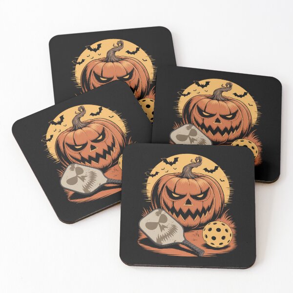 Item preview, Pickleball Halloween Spooky Season Pumpkin designed and sold by ValerieRodrigue.