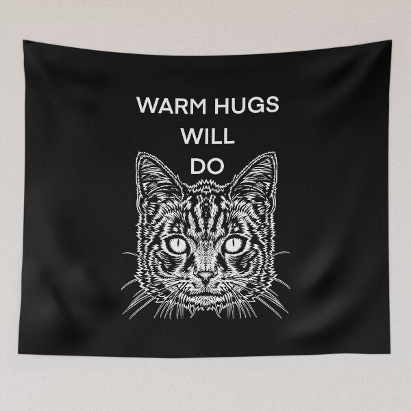 Item preview, WARM HUGS WILL DO - the cat words .15 designed and sold by lautir.