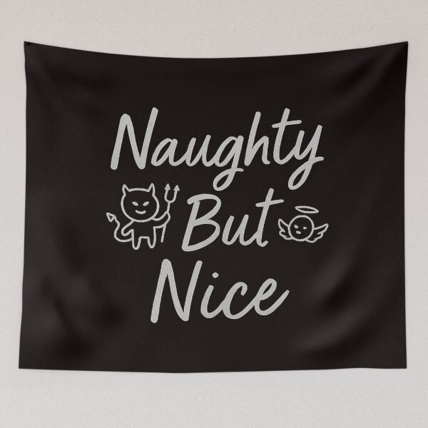 Item preview, Playful Devil and Angel Contrast – Funny Naughty But Nice Gift for Rebels designed and sold by kakaworld.