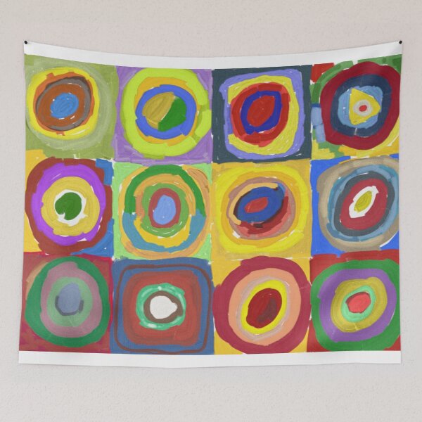 Aperçu de l'œuvre Slow_Kandinsky hommage créée et vendue par SlowDadArt.