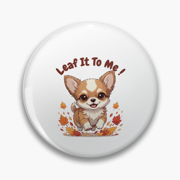 Artikelvorschau, Leaf It To Me Chihuahua Hund läuft in Herbstblättern süßer Herbst entworfen und verkauft von The Real Life Symphony.