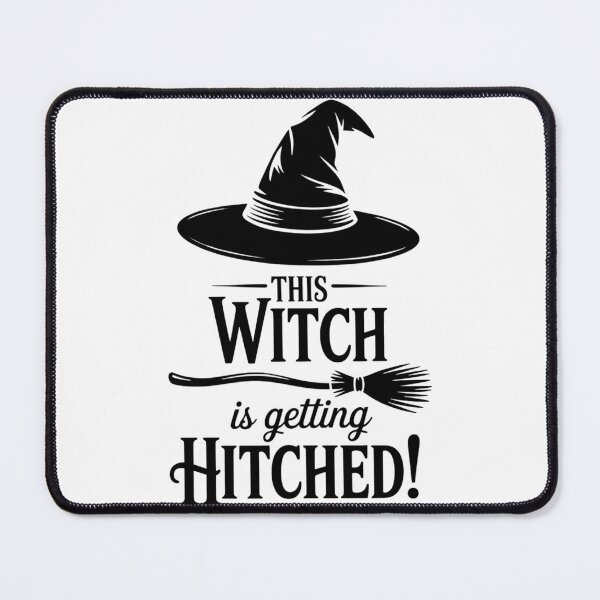 Item preview, Halloween Bachelorette Party Witch is Getting Hitched designed and sold by papertaless.