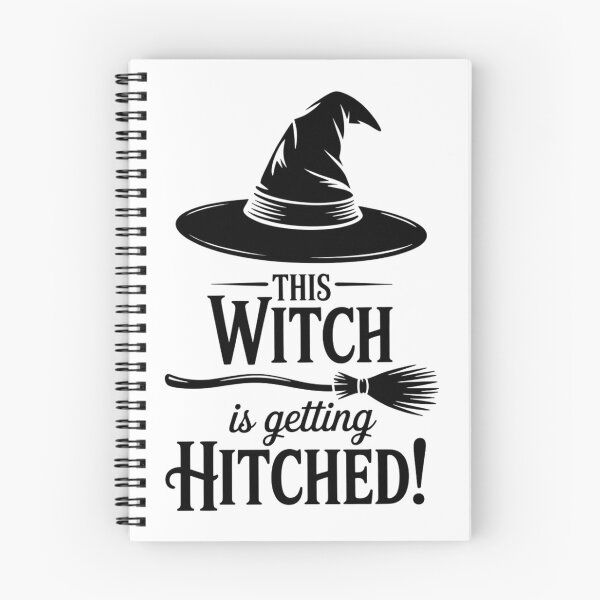 Item preview, Halloween Bachelorette Party Witch is Getting Hitched designed and sold by papertaless.
