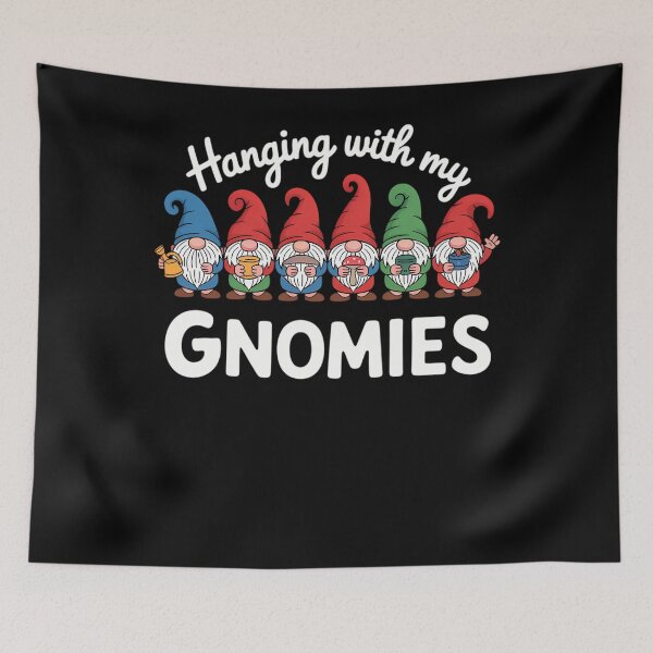 Item preview, Hanging With My Gnomies Funny Gnome Friend Christmas designed and sold by papertaless.