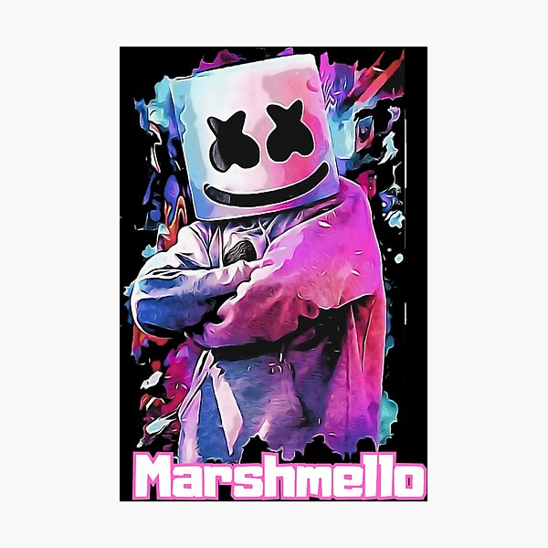 Marshmello Dj Abstract Photographic Prints for Sale | Redbubble