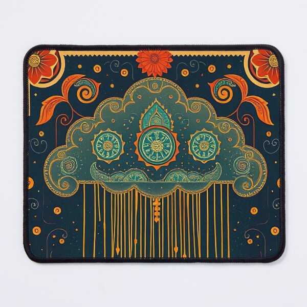 Item preview, Magical Decorative Cloud with Rain – Dreamy Aesthetic Sky Illustration designed and sold by SpeckAndLook.