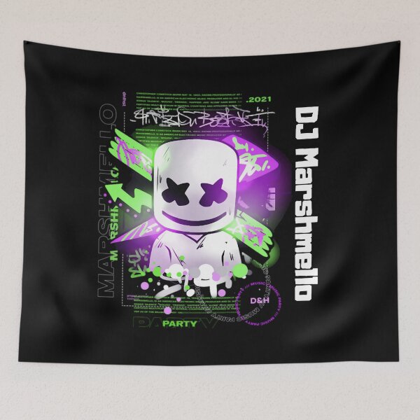 Item preview, DJ Marshmello Tshirt designed and sold by karenhhxrt.
