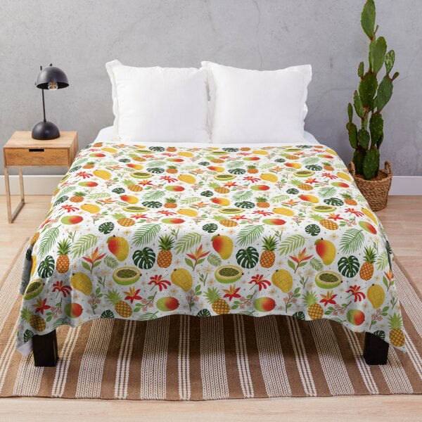 Item preview, Boho Tropical Fruit Garden Seamless designed and sold by KJackArtwork.