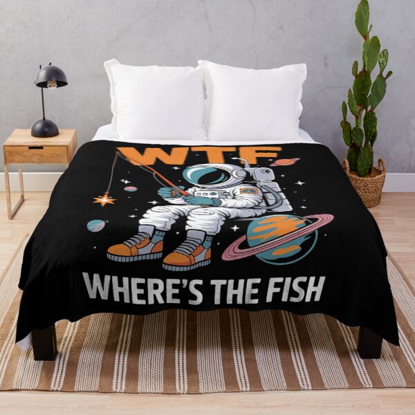 Item preview, Funny Fishing Lovers Astronast designed and sold by blueyeeti.