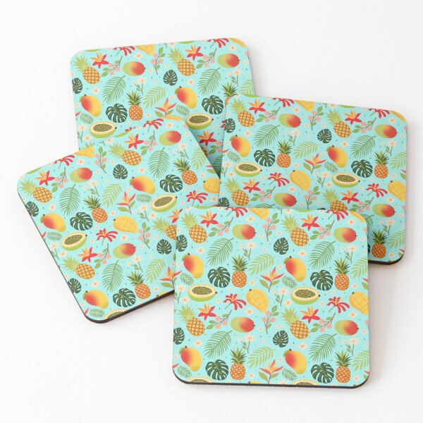 Item preview, Boho Tropical Fruit Garden Seamless designed and sold by KJackArtwork.