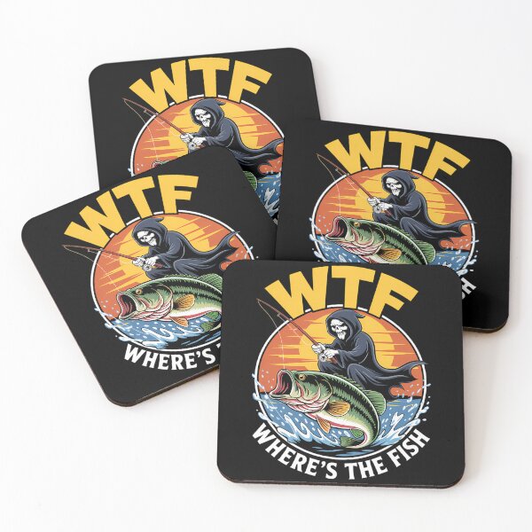 Item preview, Funny Fishing Skull Joke designed and sold by blueyeeti.