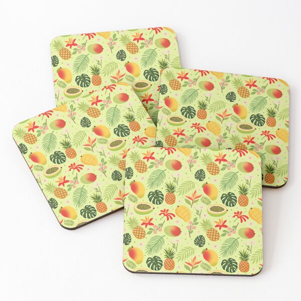 Item preview, Boho Tropical Fruit Garden Seamless designed and sold by KJackArtwork.
