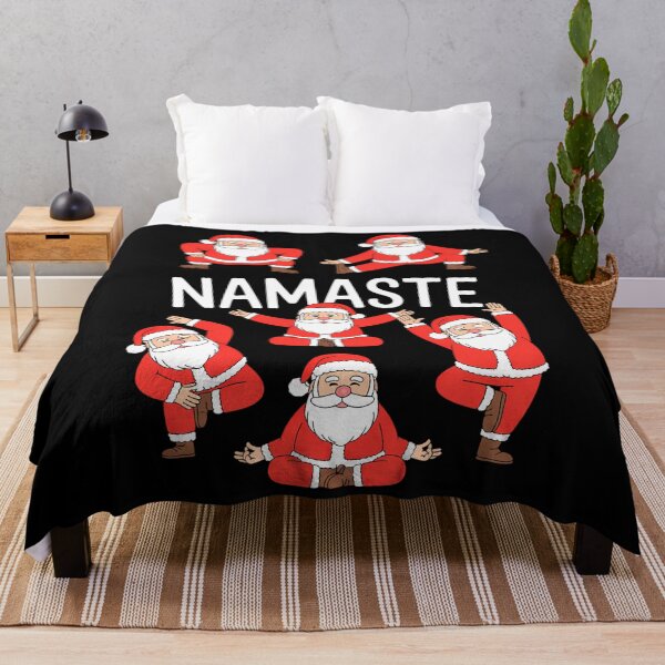 Item preview, Funny Namaste Santa Claus Yoga Christmas Hippie Peace designed and sold by blueyeeti.