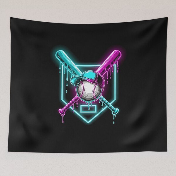 Item preview, Baseball Home Plate Drip Boys Baseball Bat designed and sold by facegm.