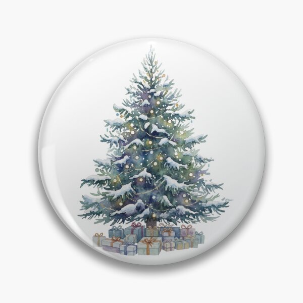 Item preview, Premium Snowy Christmas Tree with Gifts - Bestselling Holiday Design designed and sold by MaliEva.