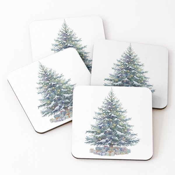 Item preview, Premium Snowy Christmas Tree with Gifts - Bestselling Holiday Design designed and sold by MaliEva.