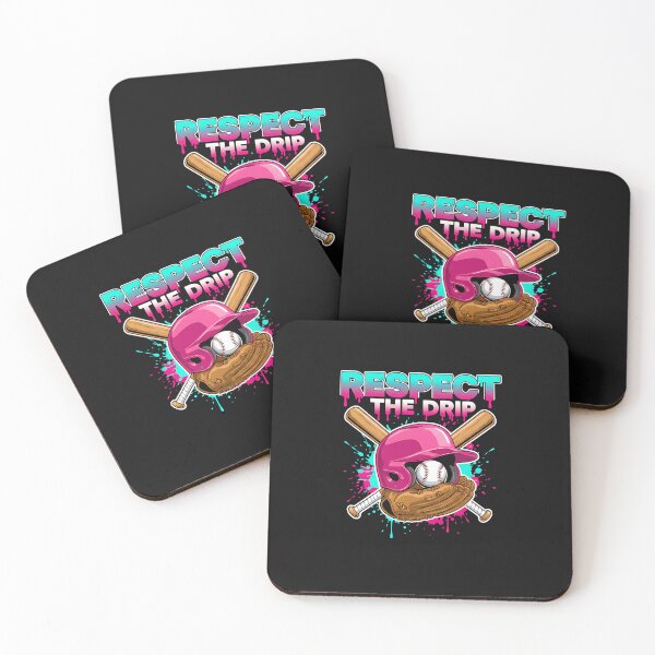 Item preview, Baseball Ice Cream Dripping Respect The Drip  designed and sold by facegm.
