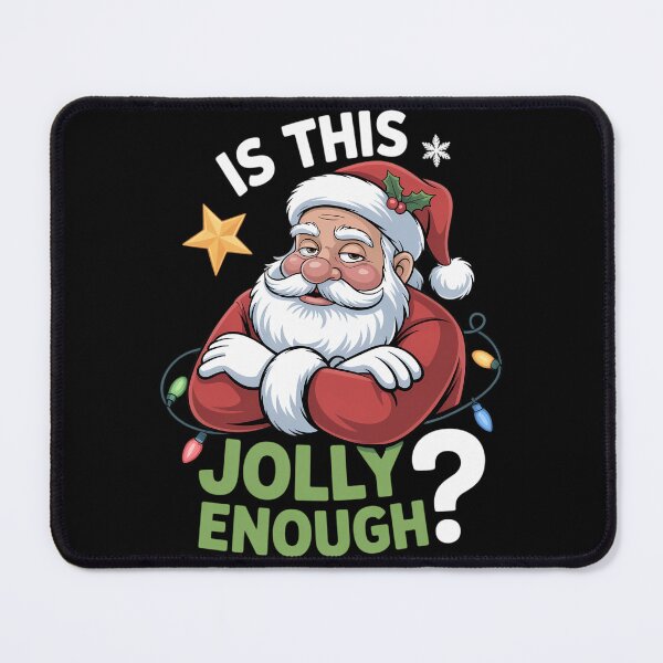 Item preview, Is This Jolly Enough Grumpy Elf Pajama Christmas Lights designed and sold by papertaless.
